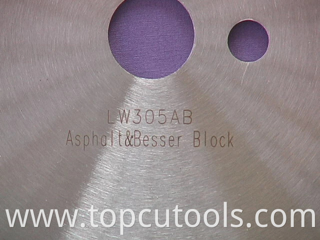 Laser Diamond Blade for Asphalt